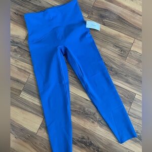 SPANX Vibrant Blue 7/8 Leggings NWT gorgeous size S